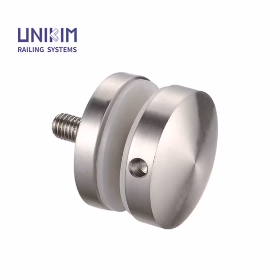 Accesorios de abrazadera de vidrio de separación de soporte de barandilla de aleación de zinc de barandilla