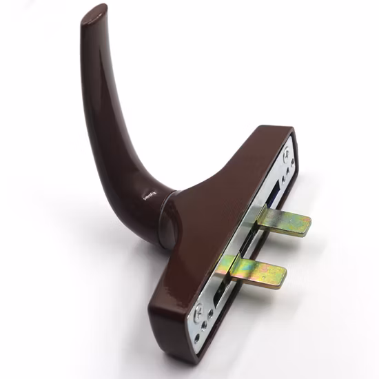 Manija de aleación de aluminio Manija de ventana abatible con base de aleación de zinc