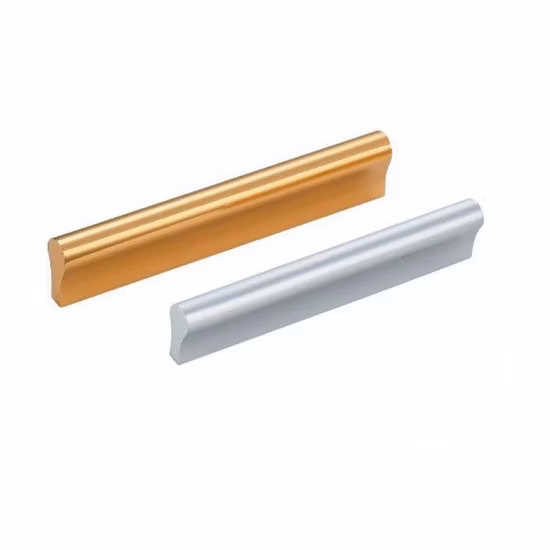 Venta caliente, diferentes colores, manijas de gabinete de aluminio, herrajes para muebles de aluminio, tiradores, perillas de cajón, accesorios, manija de perfiles