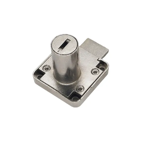 Cerradura segura del cajón de la puerta del gabinete del hardware de los muebles de la aleación del cinc de la llave de la seguridad de los muebles