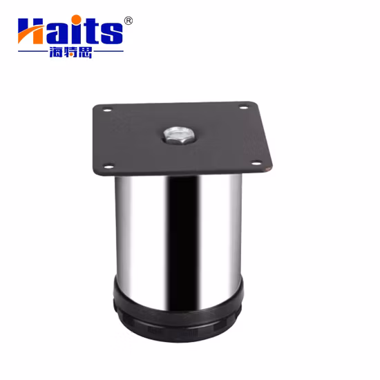 Venta al por mayor Mesa Metal Plástico Muebles de acero Sofá Patas ajustables Pies Piezas Muebles Accesorios de hardware